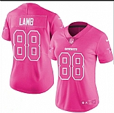 Women's Dallas Cowboys #88 CeeDee Lamb Pink Limited Stitched NFL Jersey Dzhi,baseball caps,new era cap wholesale,wholesale hats